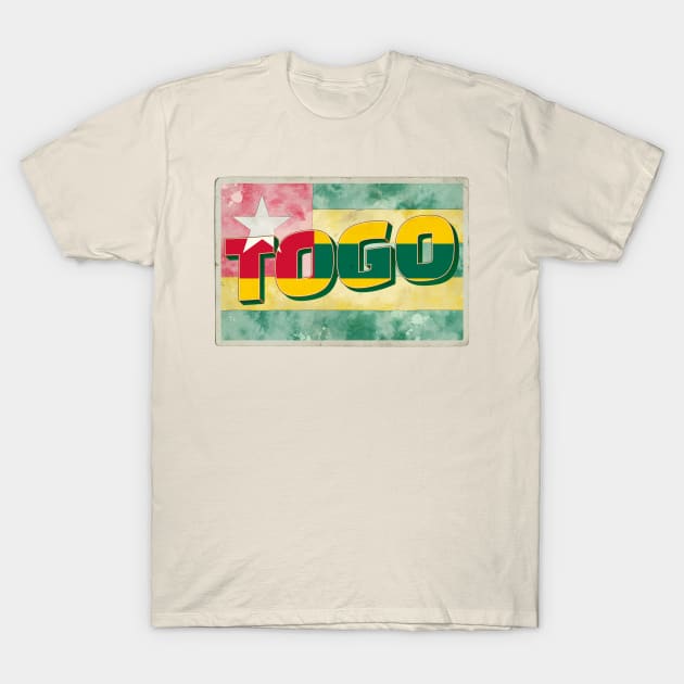 Togo vintage style retro souvenir T-Shirt by DesignerPropo